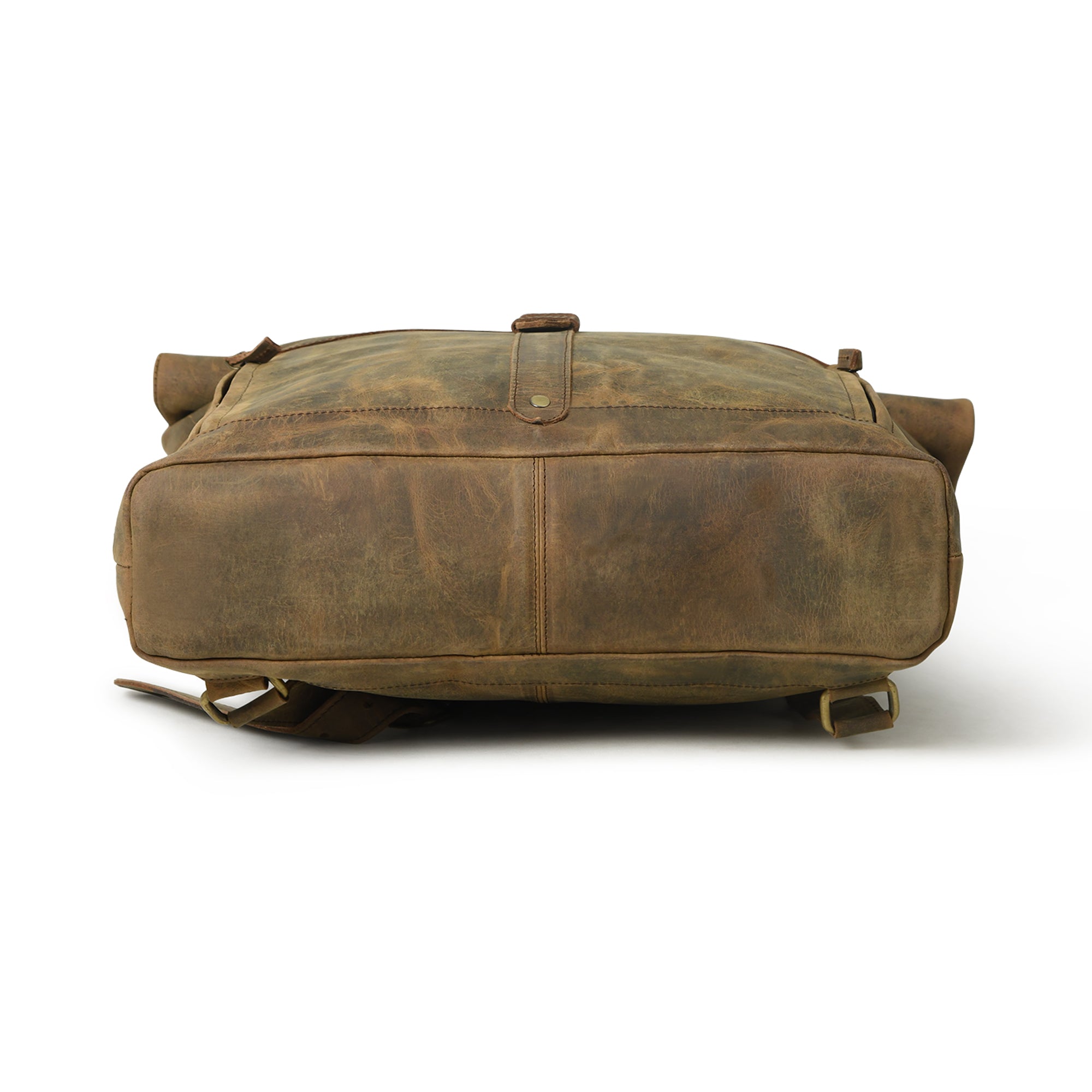 Roll‑Mud Full‑Grain Goat Leather Backpack