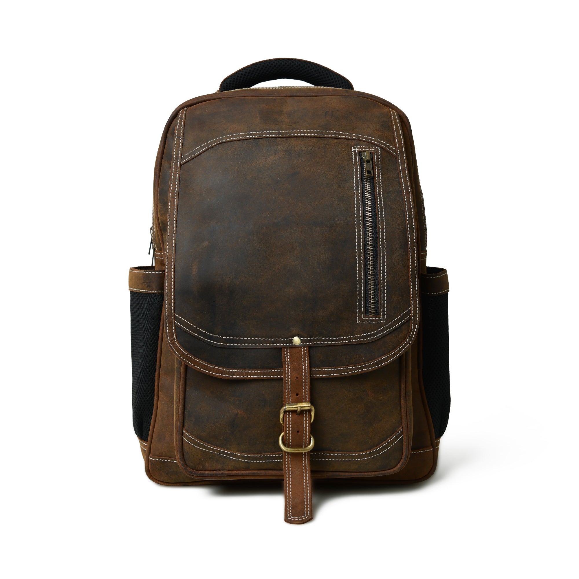 Pithoo Hunter Leather Backpack