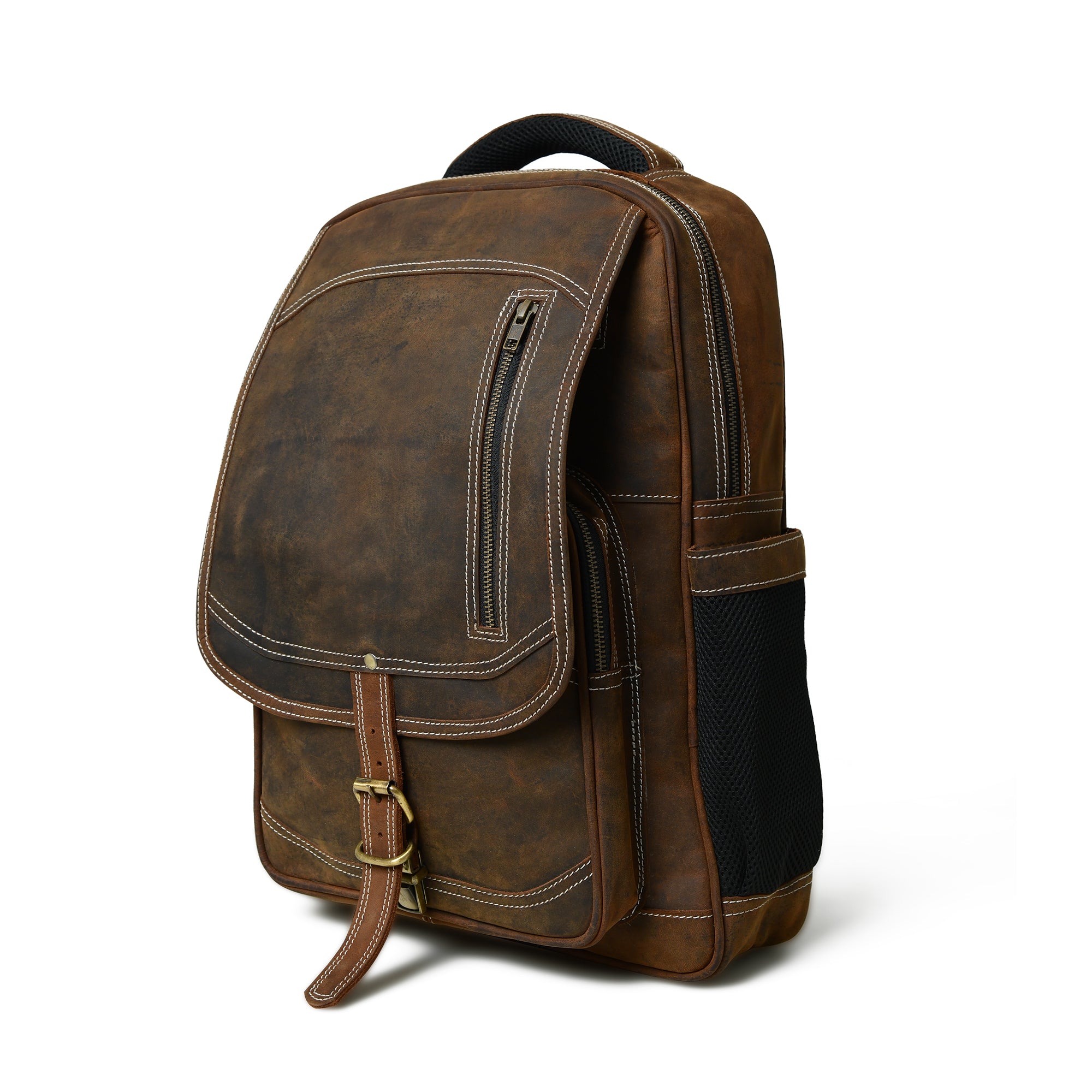 Pithoo Hunter Leather Backpack