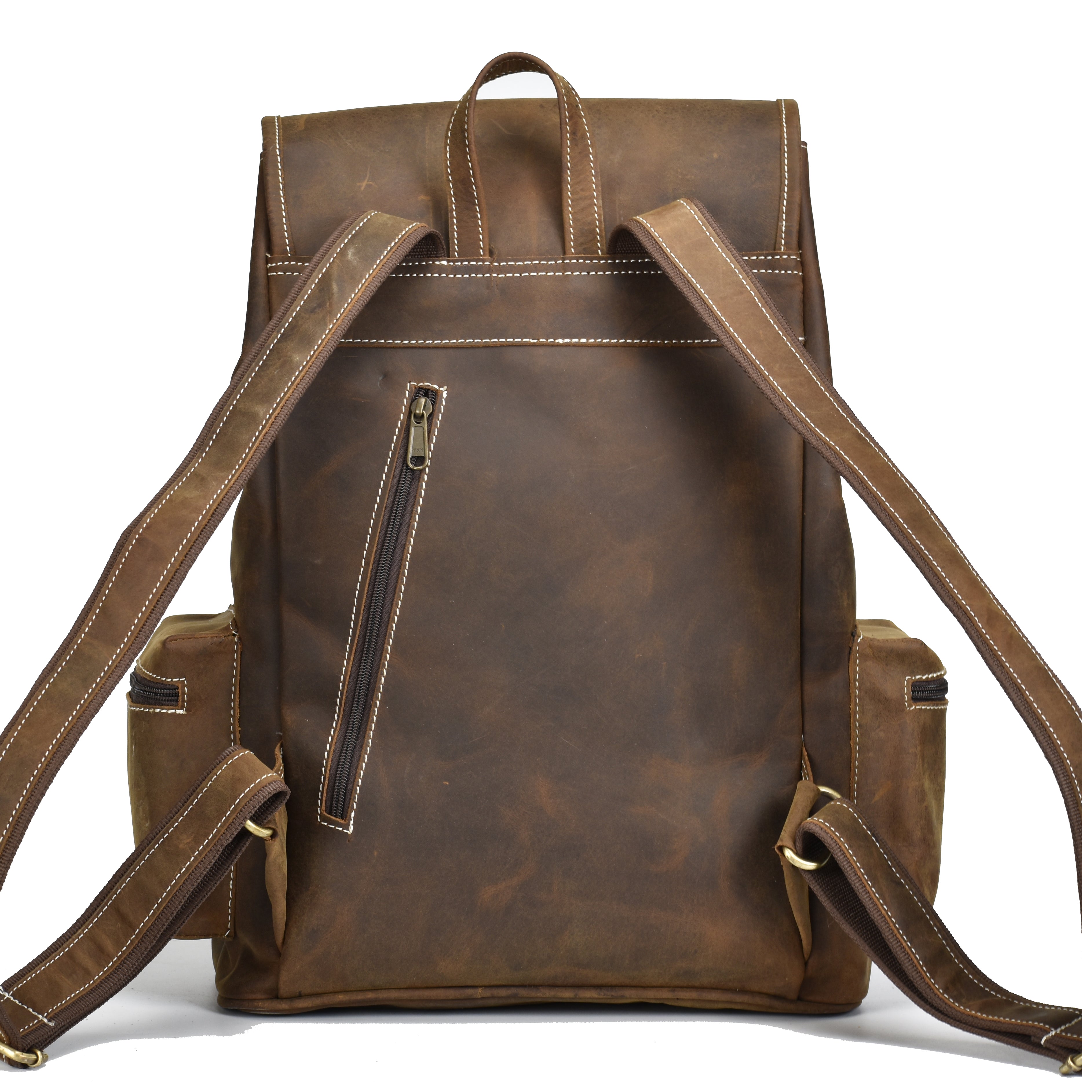 Pithoo Bafallo Vintage Leather Backpack