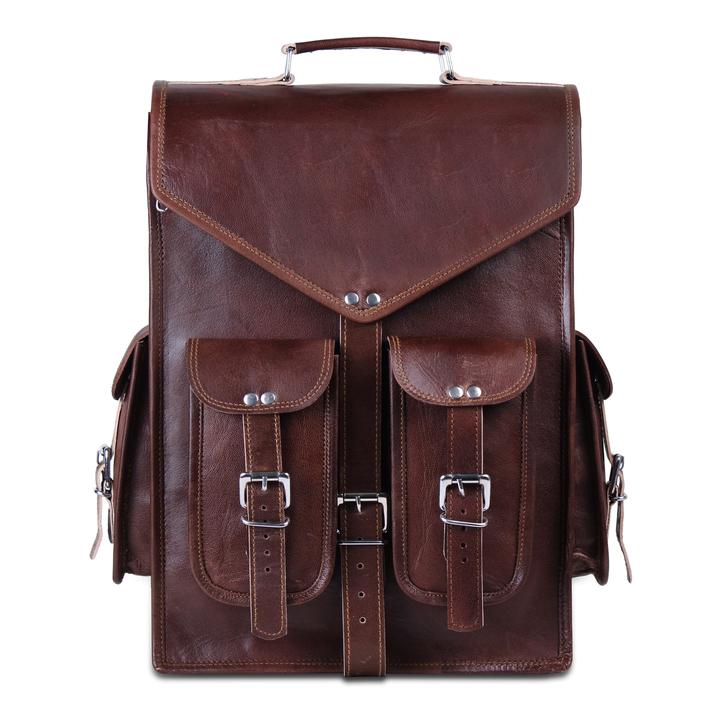 leather backpack 